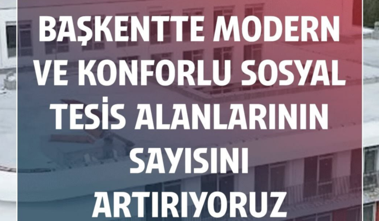 Başkent’te Yeni Bir Sosyal Tesis Alanı Daha: Eryaman’a Modern Bir Dokunuş